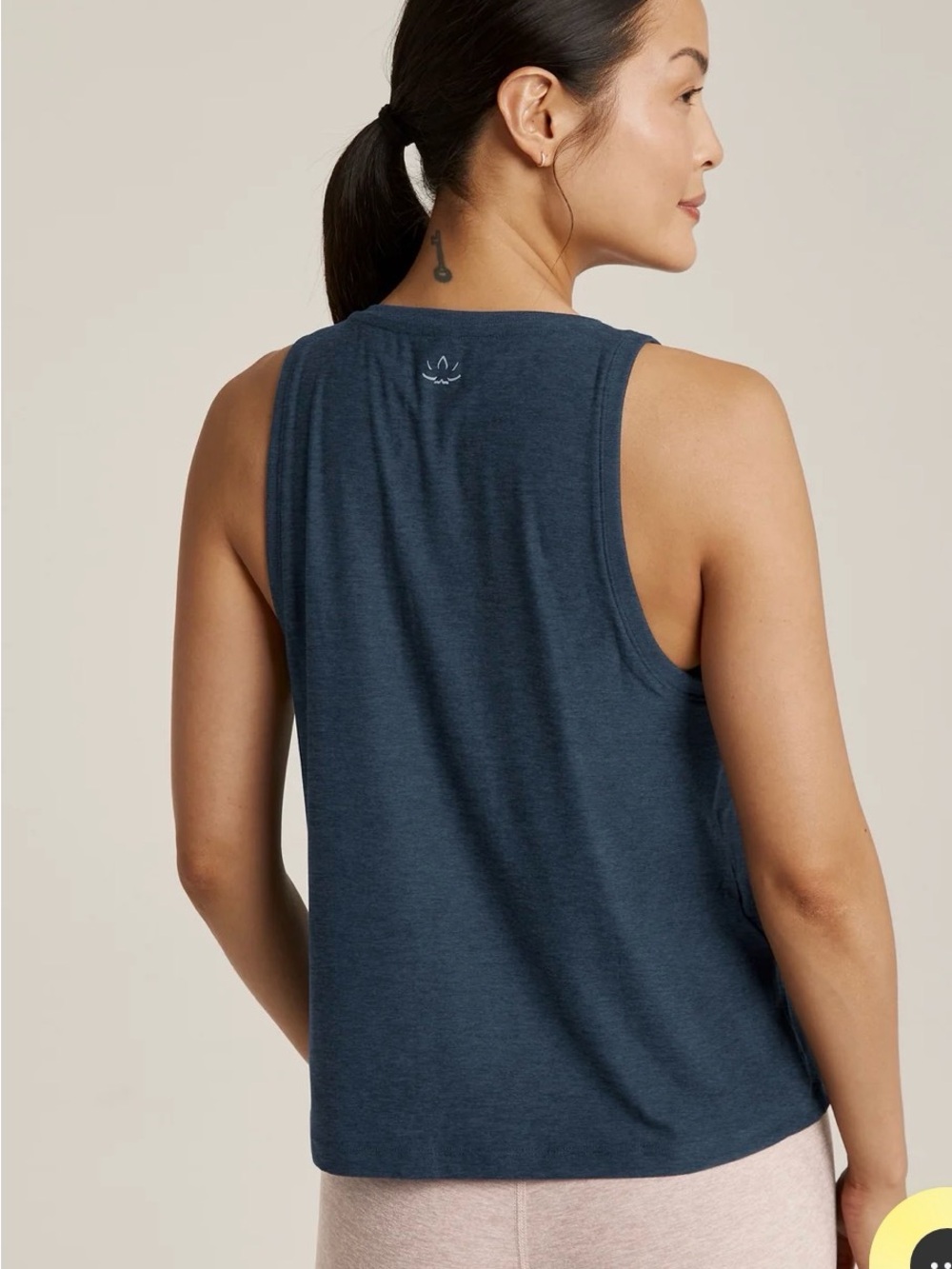 Beyond yoga featherweight tank Navy-M - Picture 5 of 5